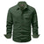 Heren Overhemd Jas Dual-Tone Katoen 6