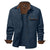 Heren Overhemd Jas Dual-Tone Katoen 8