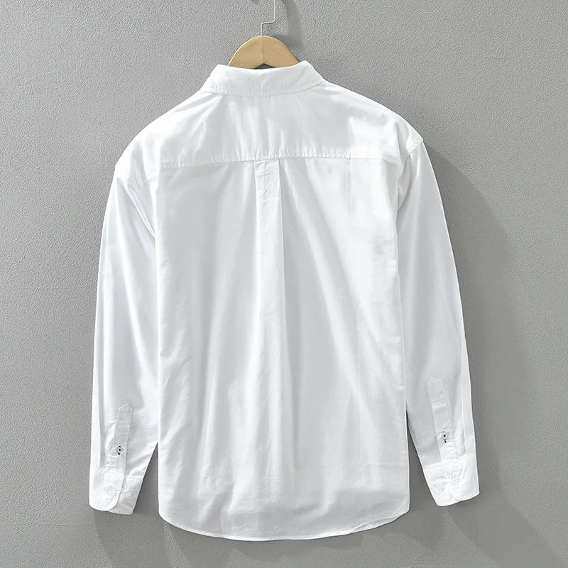 Heren Overhemd Knoopsluiting Casual Met Kleurblokdetail 2