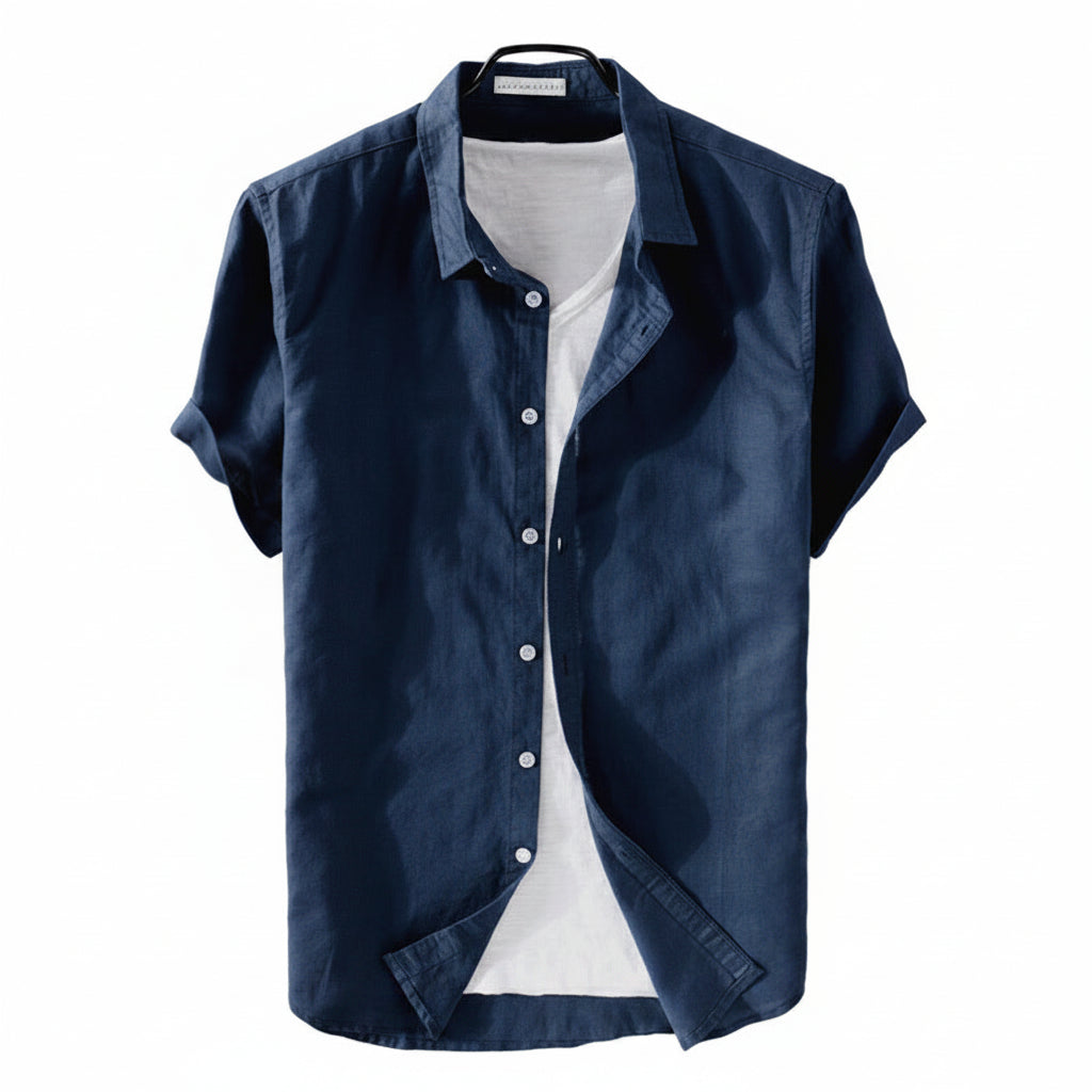 Heren Overhemd Korte Mouwen Casual 0