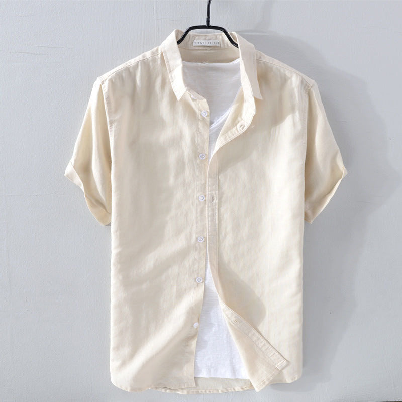 Heren Overhemd Korte Mouwen Casual 3