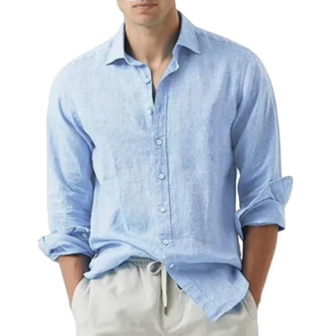 Heren Overhemd Lichtgewicht Stijlvol 0