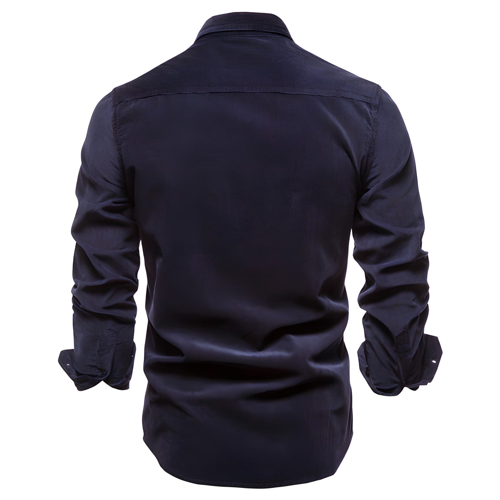 Heren Overhemd Militair Stijl Lange Mouwen Casual 1