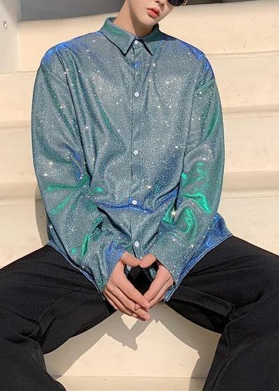 Heren Overhemd Oversized Stijlvol Herfstmodel 0