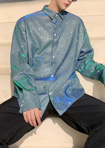 Heren Overhemd Oversized Stijlvol Herfstmodel 2