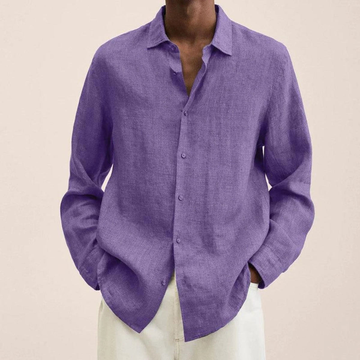 Heren Overhemd Slim-Fit Klassiek 11