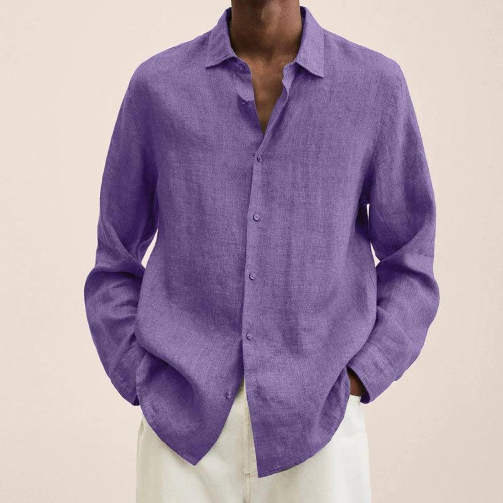 Heren Overhemd Slim-Fit Klassiek 11