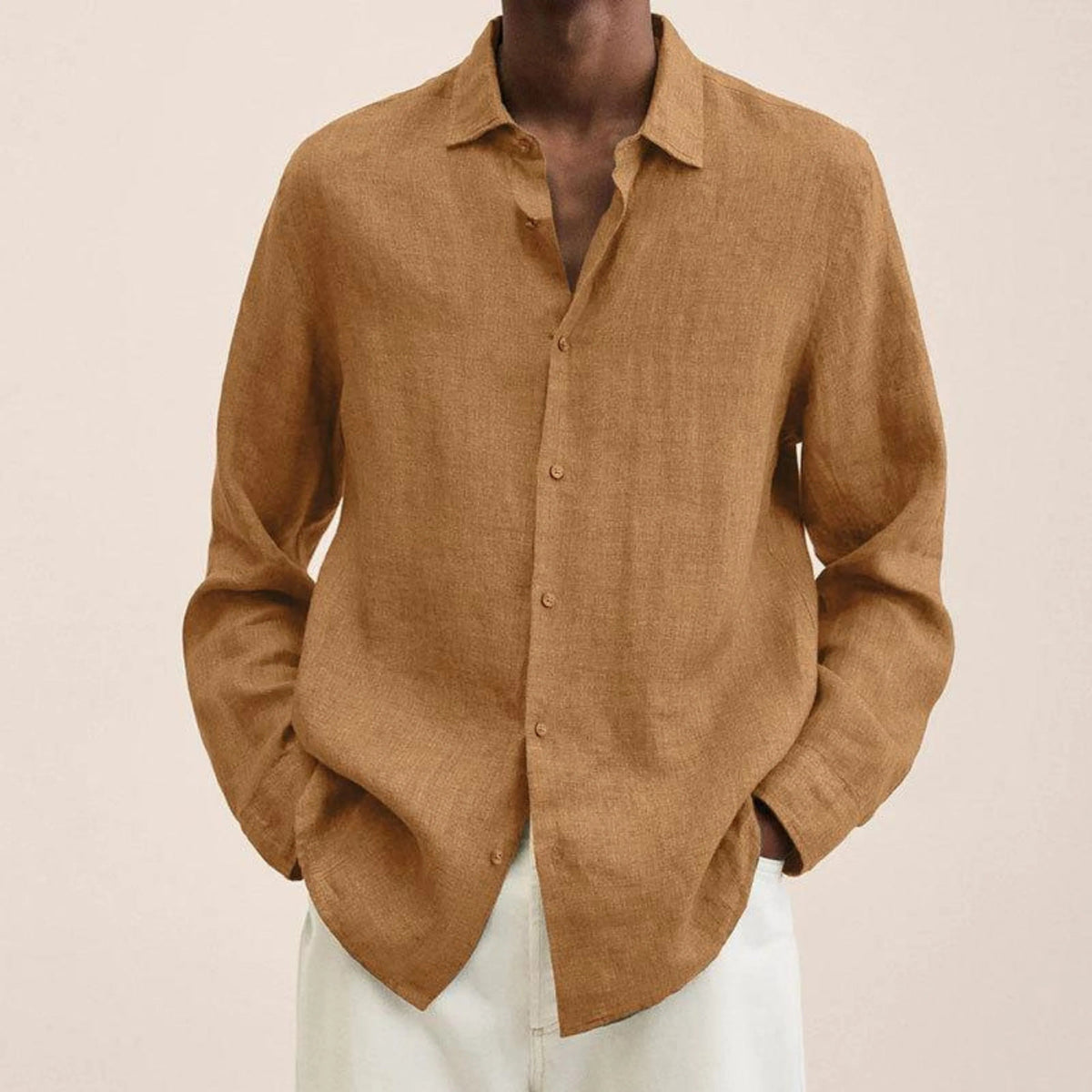 Heren Overhemd Slim-Fit Klassiek 4