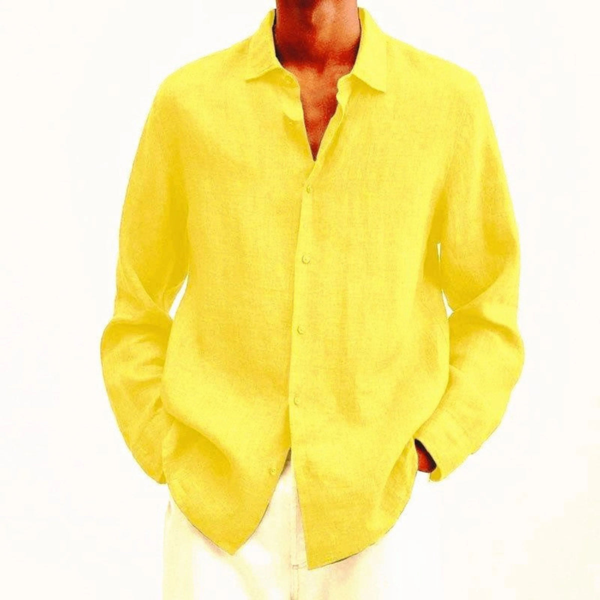 Heren Overhemd Slim-Fit Klassiek 5