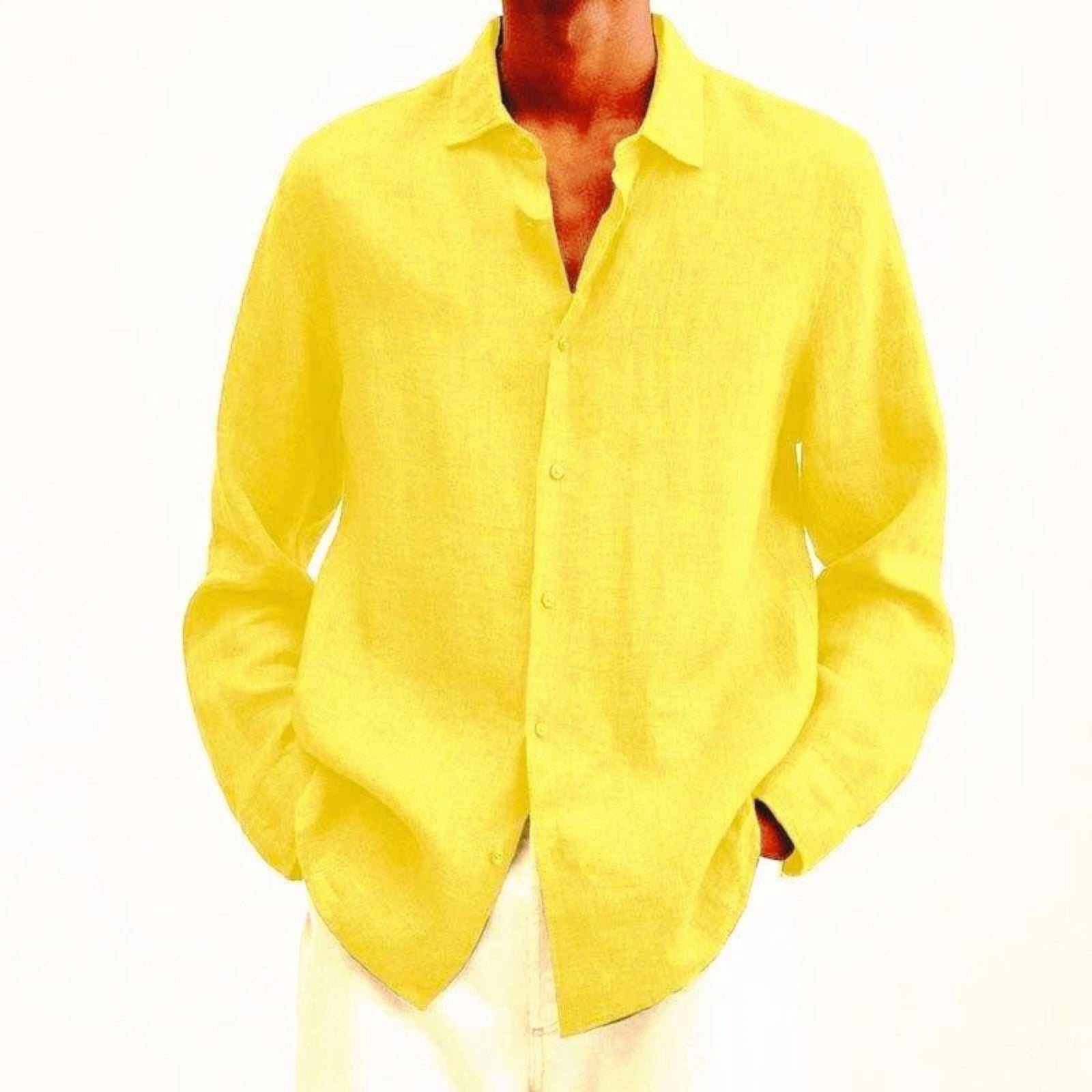 Heren Overhemd Slim-Fit Klassiek 5