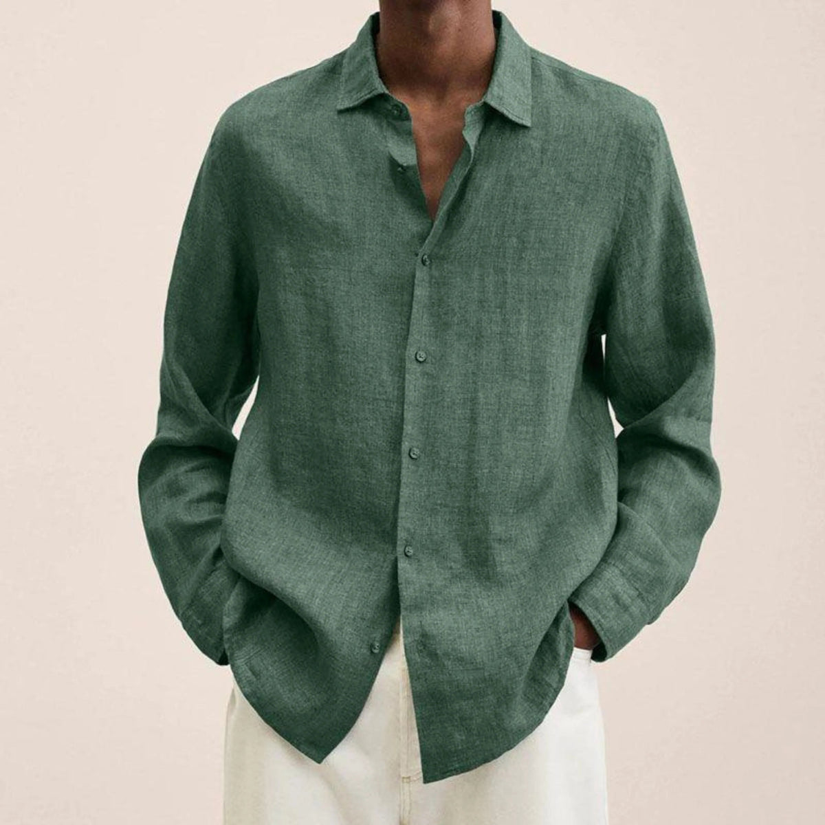 Heren Overhemd Slim-Fit Klassiek 8
