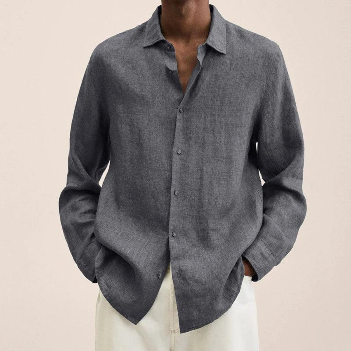 Heren Overhemd Slim-Fit Klassiek 9