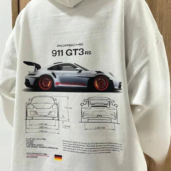 Heren Oversized Hoodie Sportieve Stijl Katoenmix 0