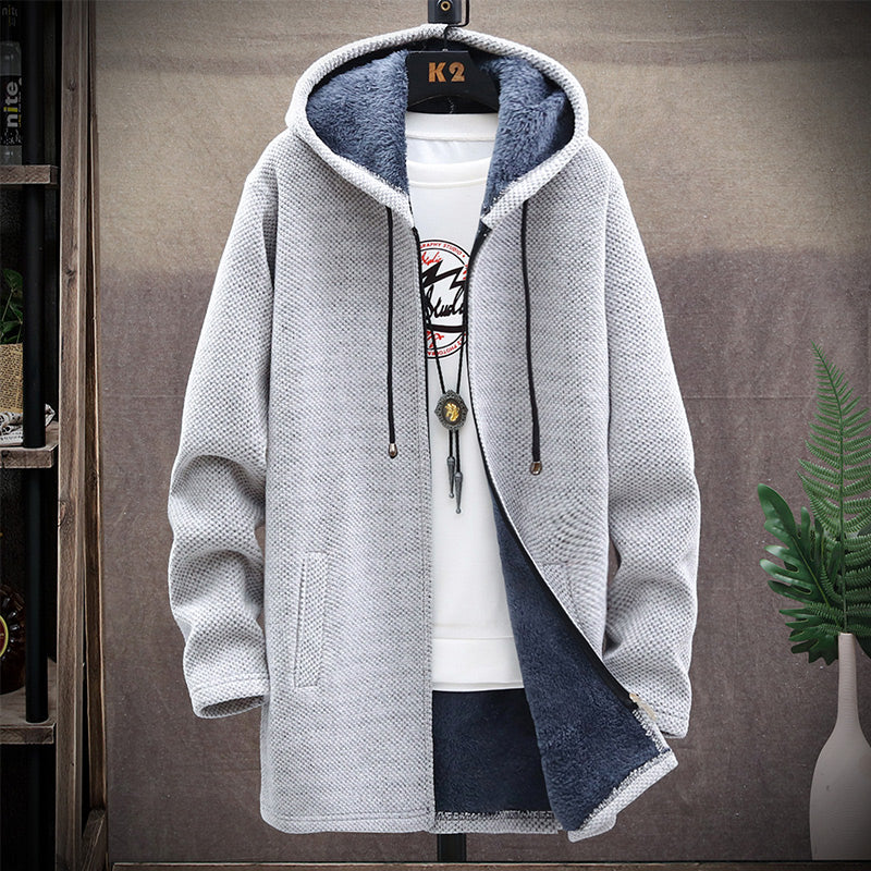 Heren Oversized Hoodie met Rits 1