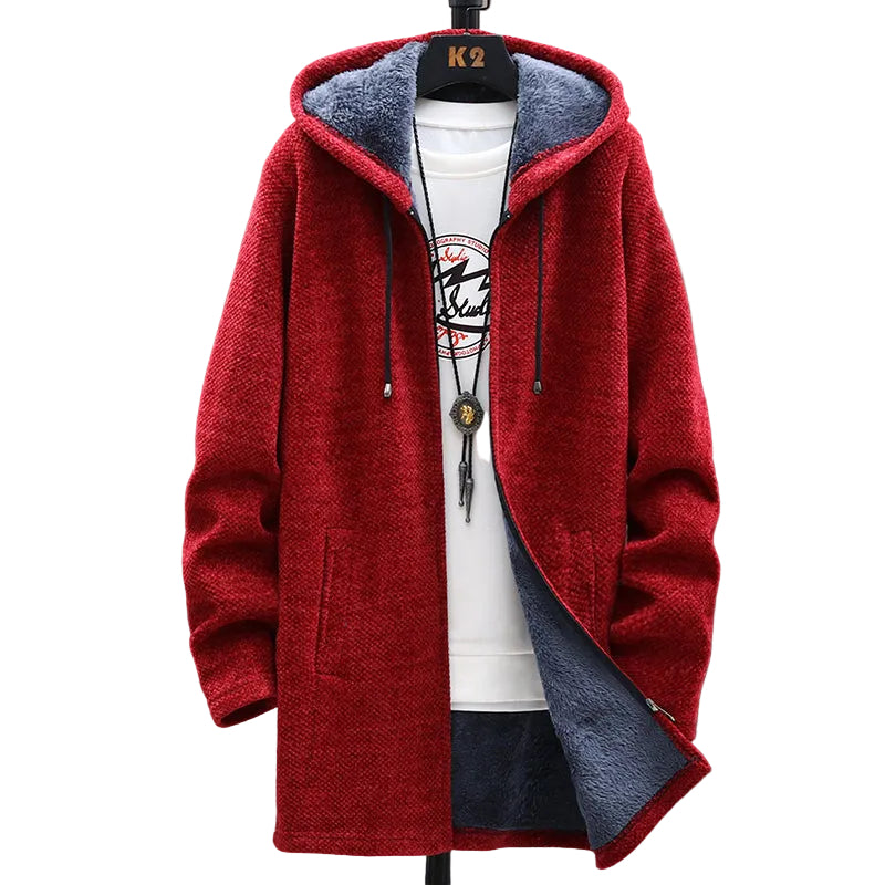 Heren Oversized Hoodie met Rits 5
