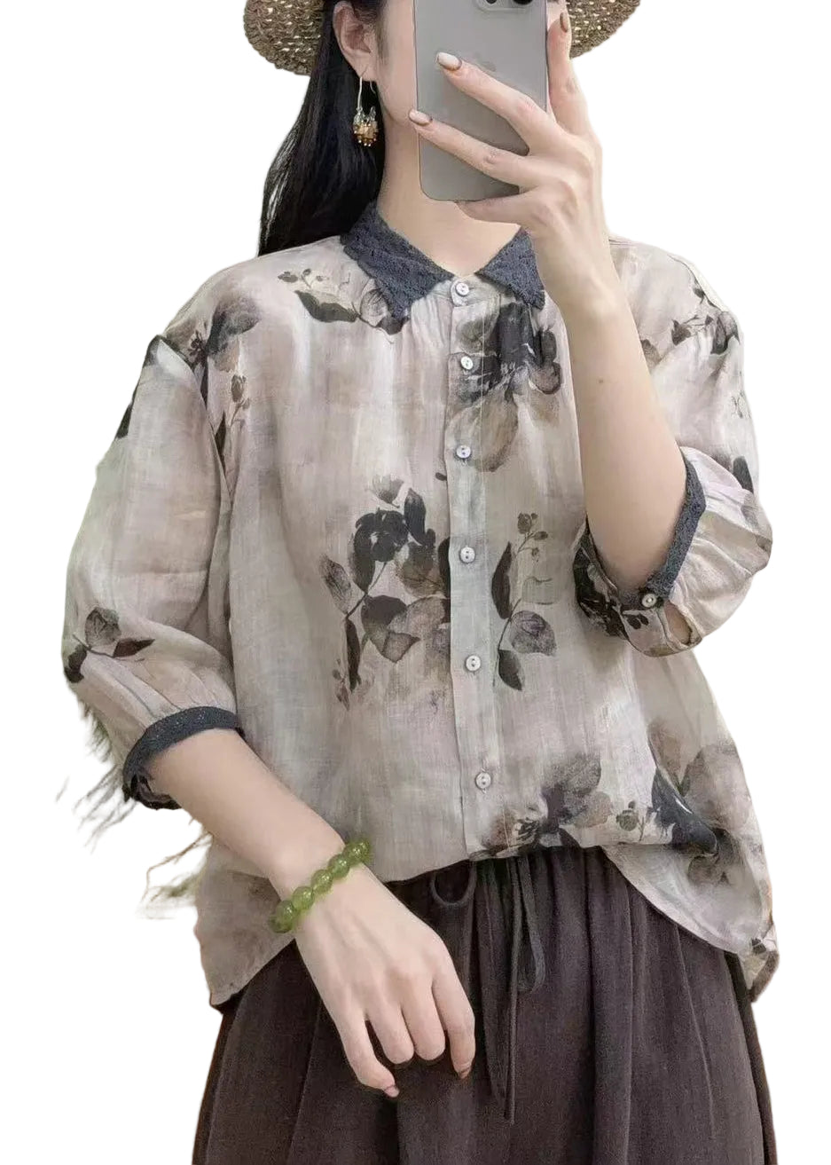 Heren Oversized T Shirt met Print voor Casual Zomerlook 0