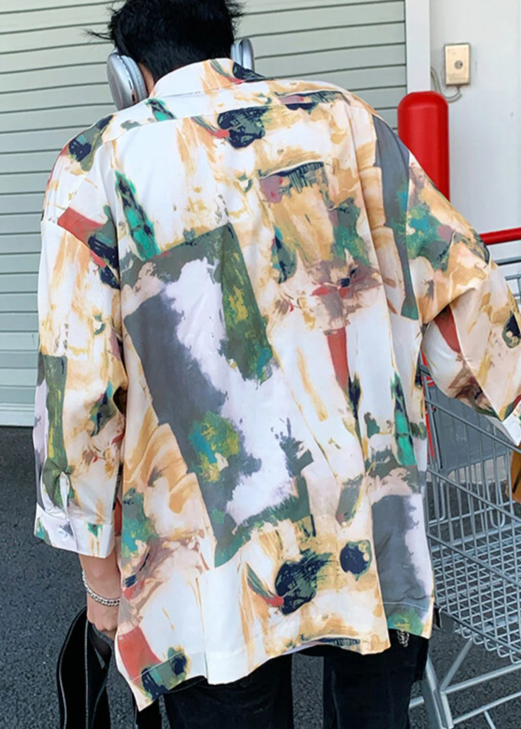 Heren Oversized Tourshirt Met Print Casual 4