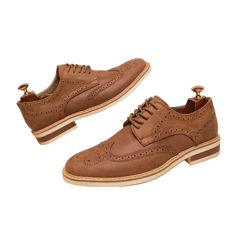 Heren Oxford Schoenen Vleugeltip Stijl 0