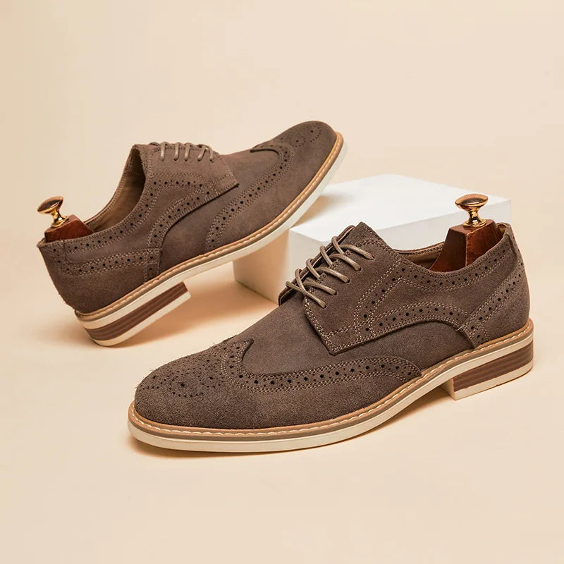 Heren Oxford Schoenen Vleugeltip Stijl 3