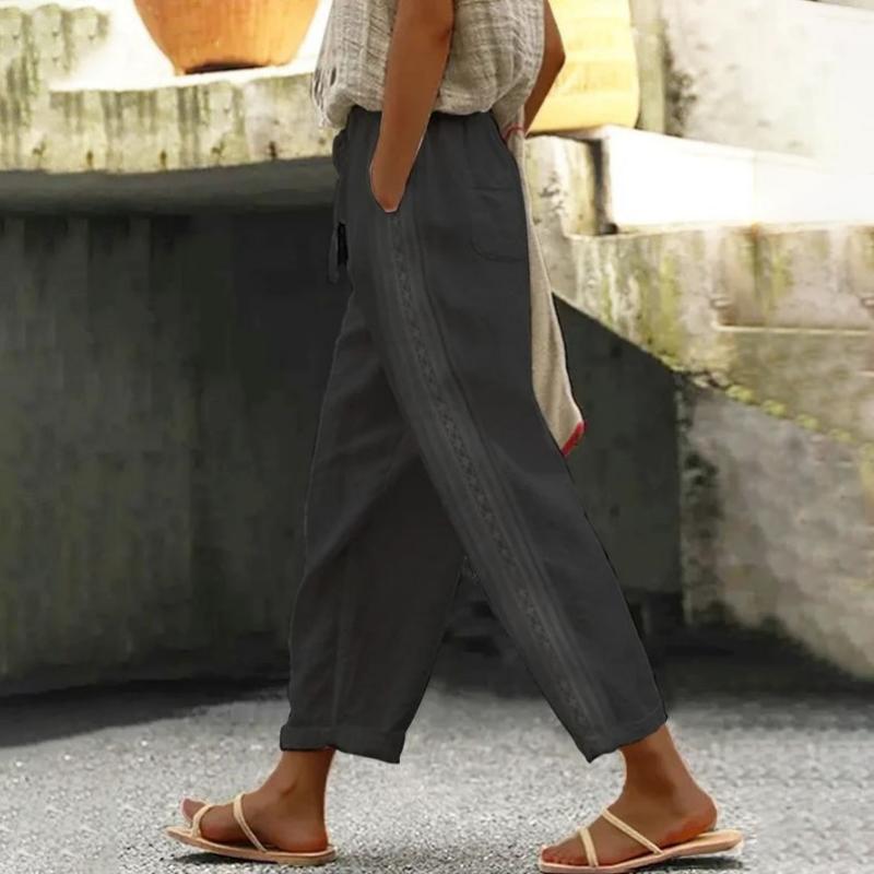 Heren Pantalon Casual Rechte Broek Met Praktische Zakken 2