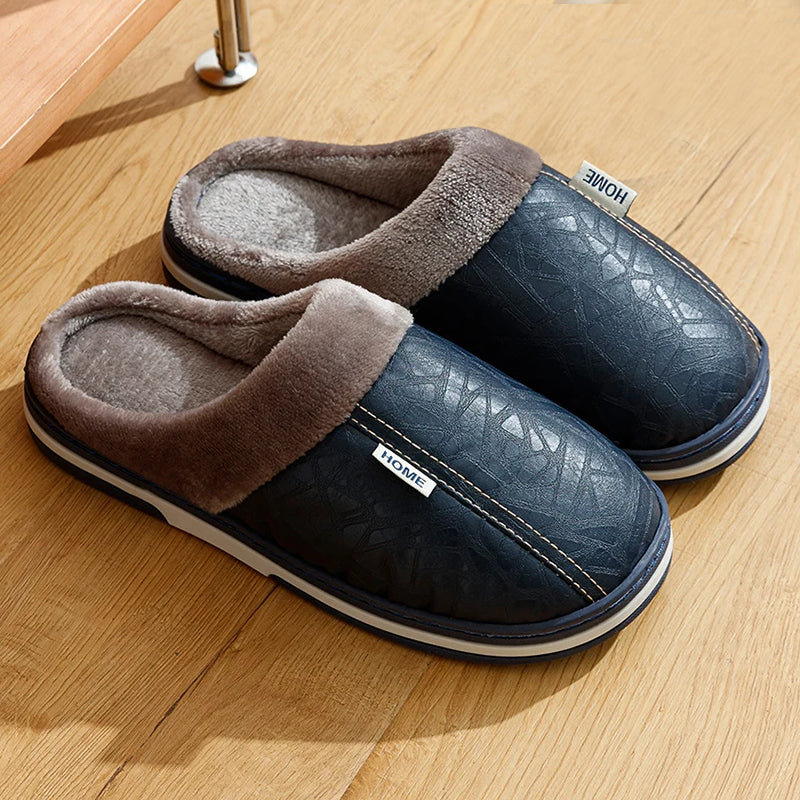Heren Pantoffels Met Pluche Voering 2
