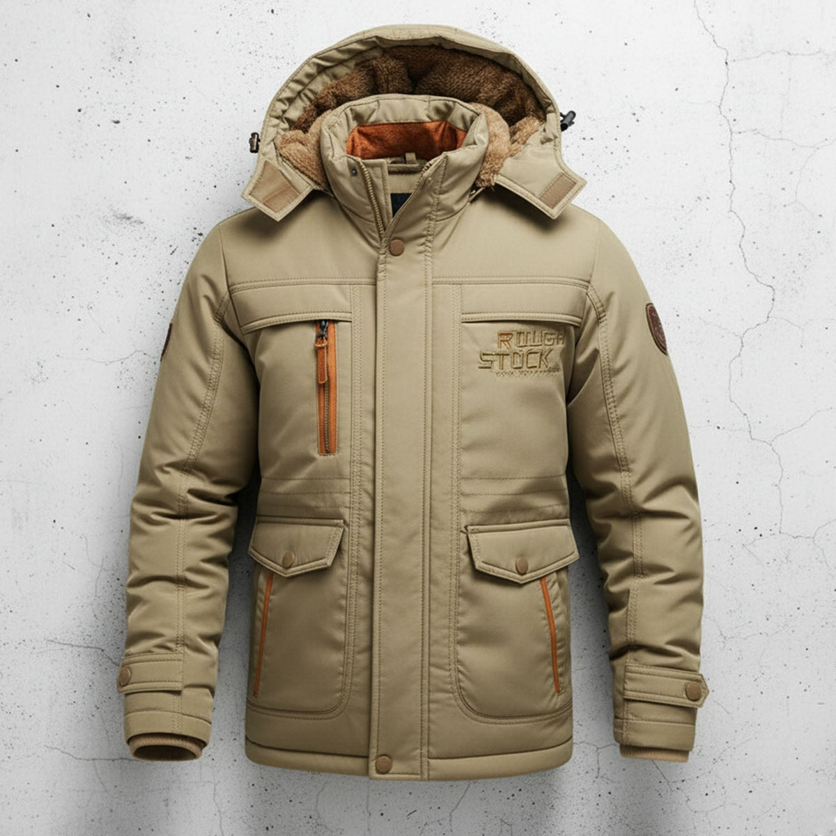 Heren Parka met Capuchon en Cargozakken 3