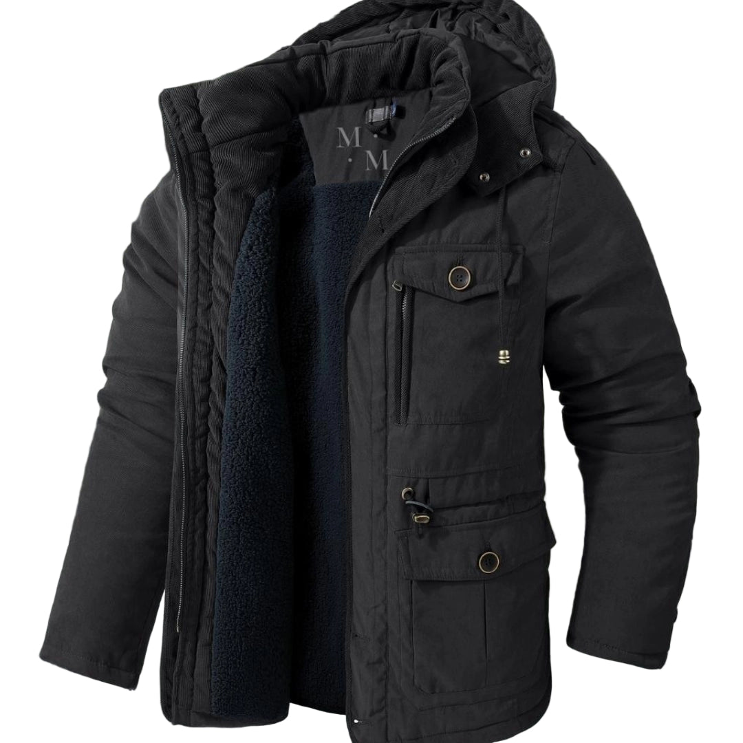 Heren Parkajack Geïsoleerd met Sherpa Voering 0