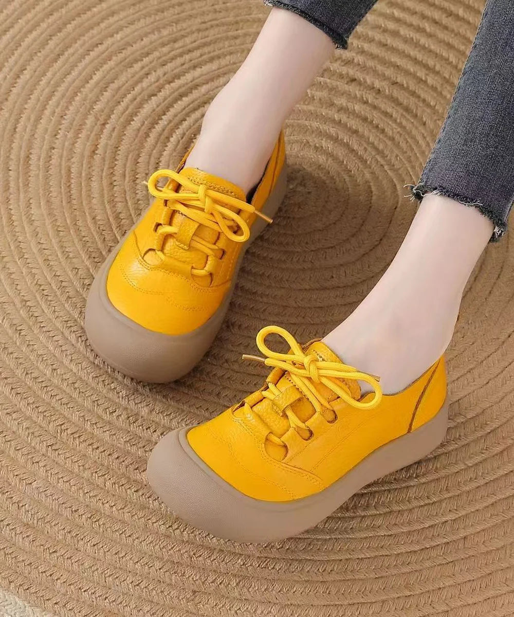 Heren Platte Casual Schoenen Met Vetersluiting 3