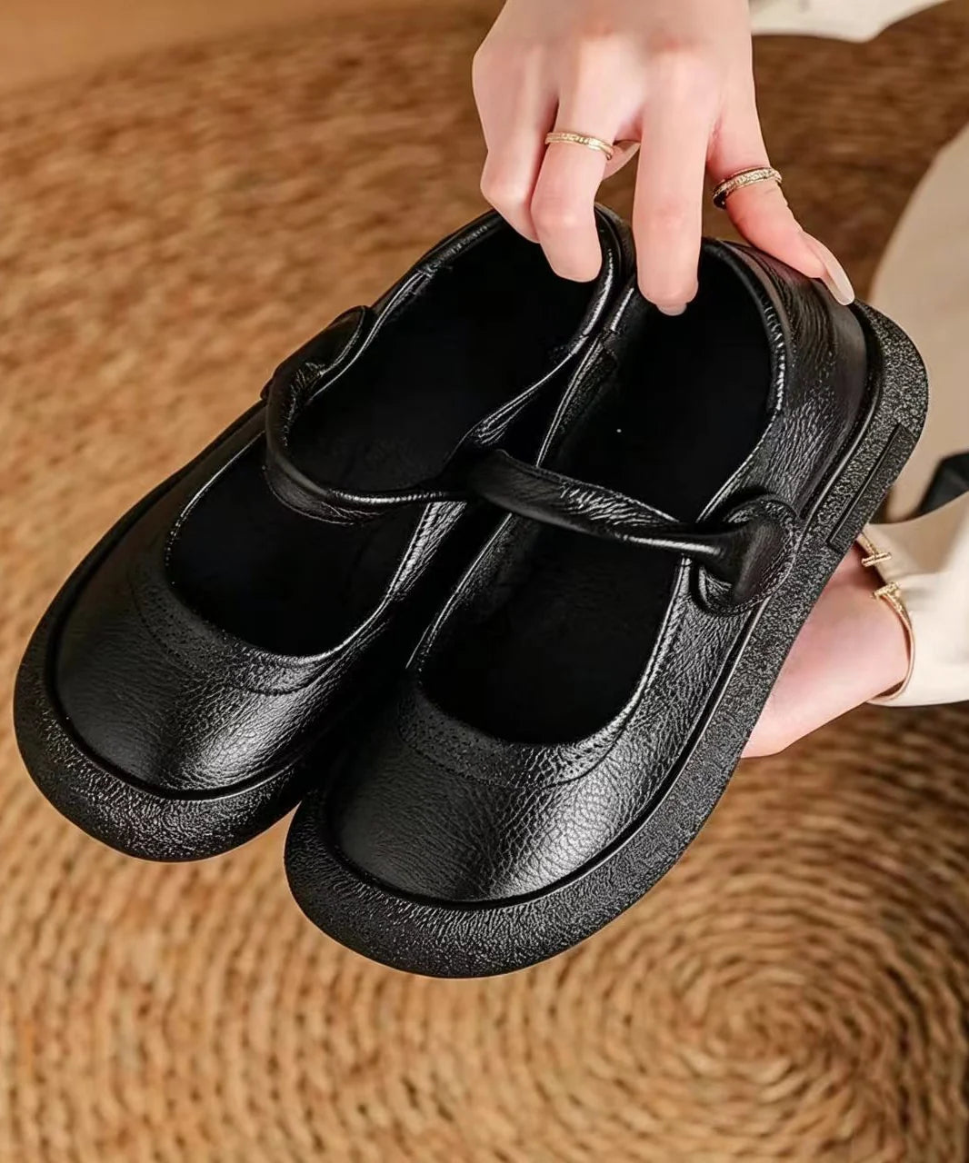 Heren Platte Schoenen Met Gesp Casual Stijl 4