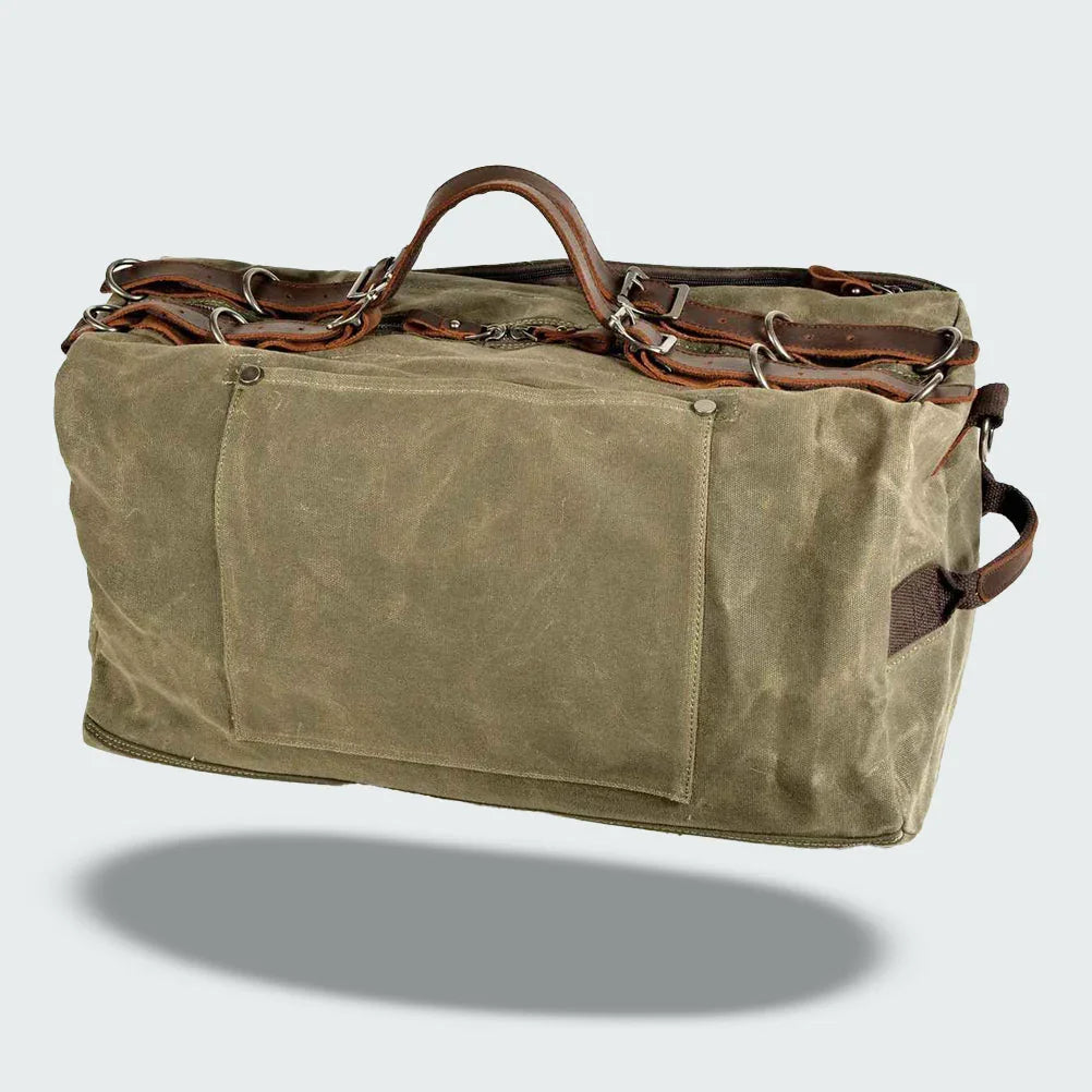 Heren Plunjezak Canvas Militair Stijl 8
