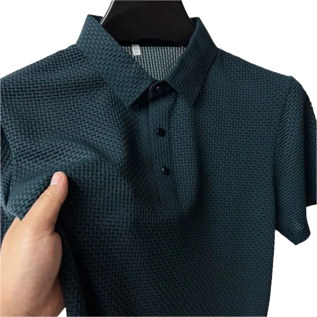 Heren Polo Lichtgewicht Ademend Stof 1