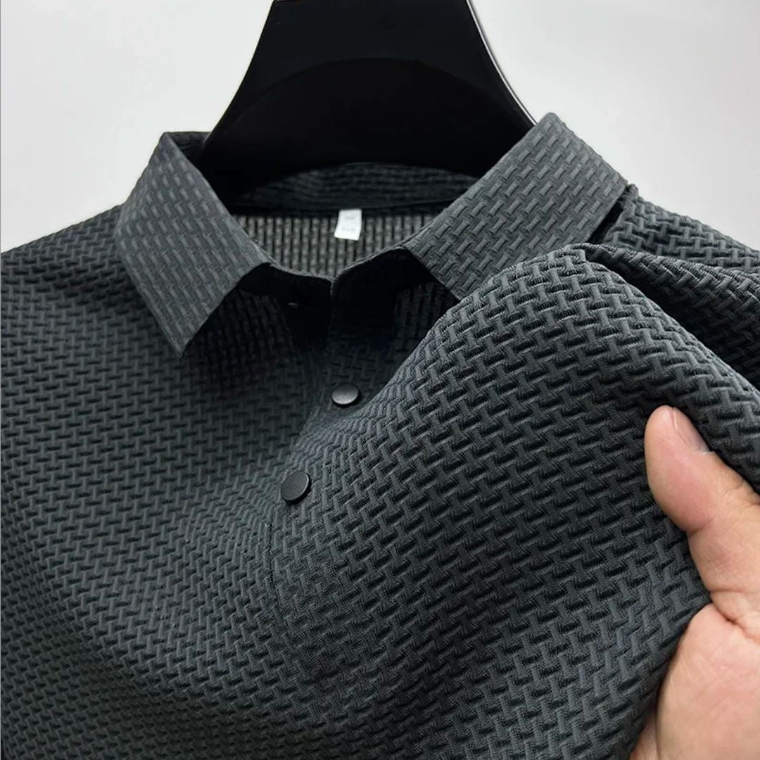 Heren Polo Lichtgewicht Ademend Stof 3