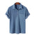 Heren Polo Shirt Casual Wafelpatroon Katoen 0