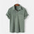 Heren Polo Shirt Casual Wafelpatroon Katoen 1
