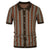Heren Polo Shirt Chevron Knopsluiting Ademend Katoen 4