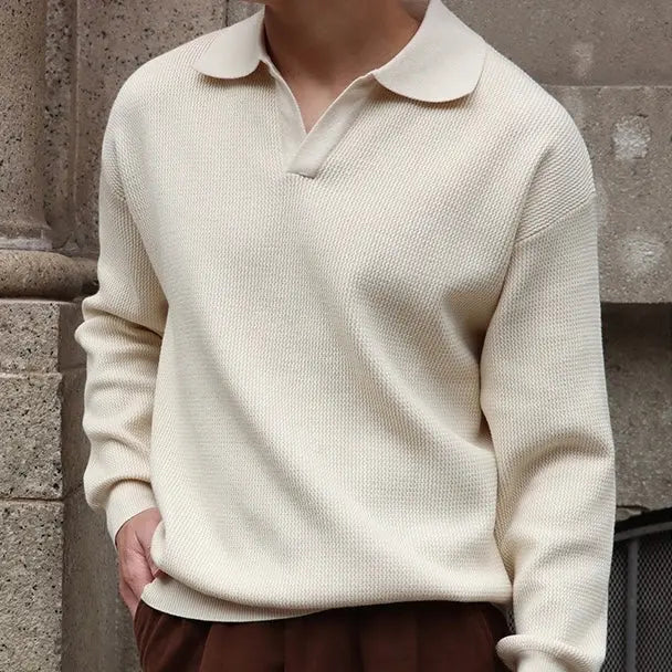 Heren Polo V-hals Casual Stijl voor Diverse Gelegenheden 3