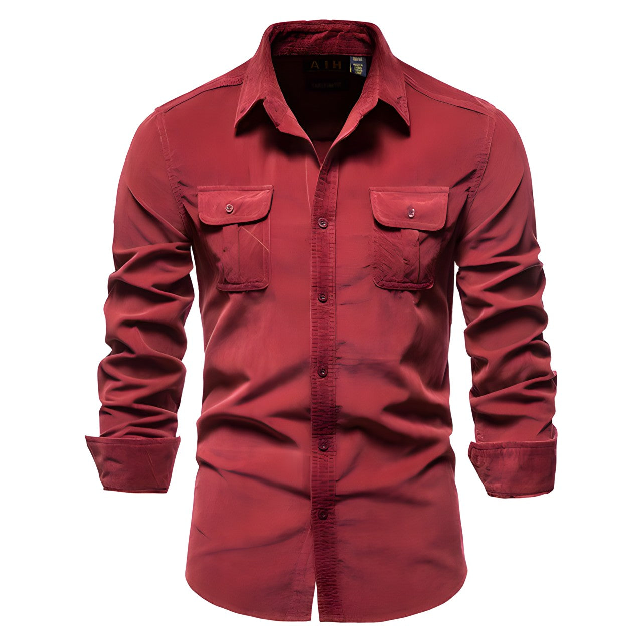 Heren Polo met Lange Mouwen Casual Stijl 5