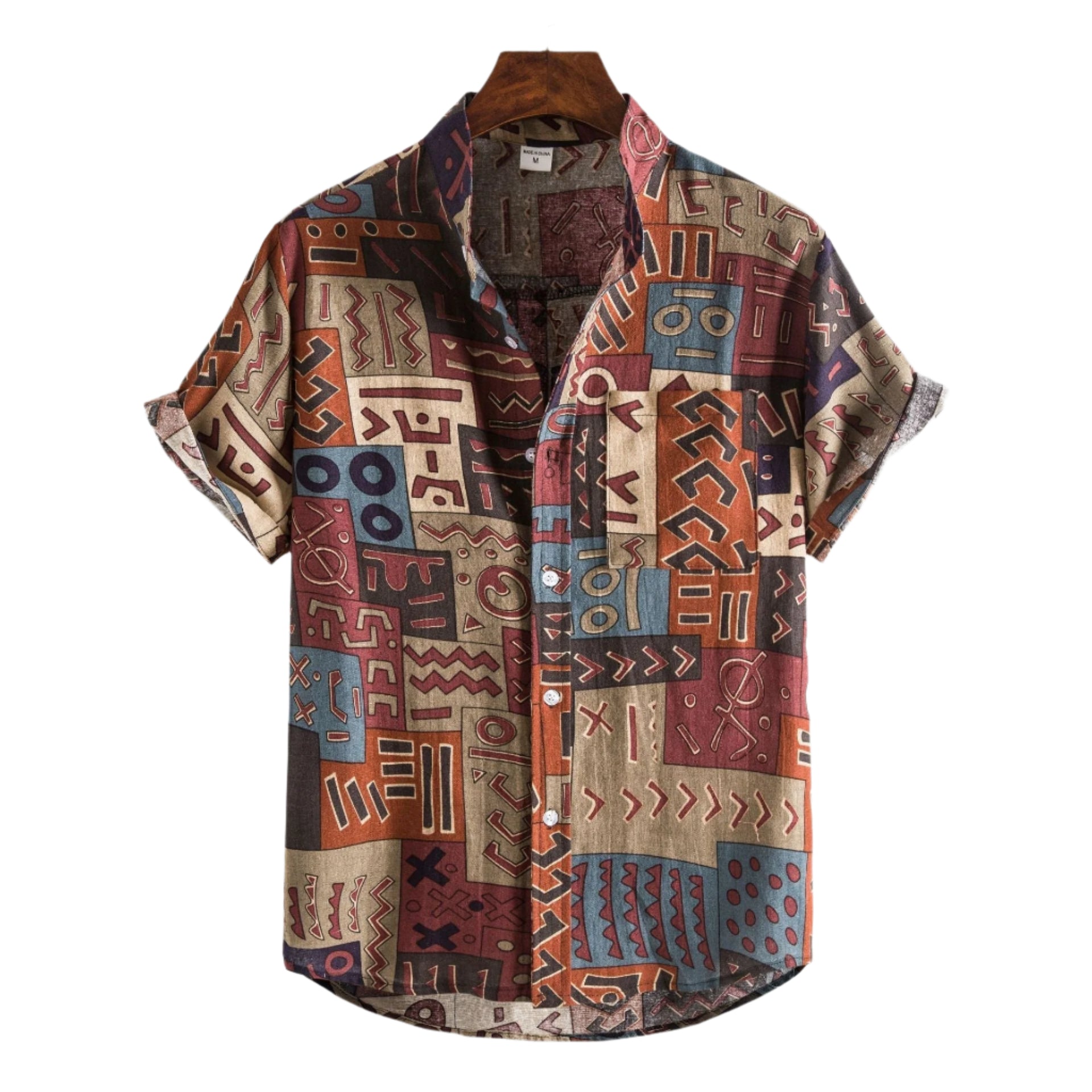 Heren Polo met Levendig Print Casual Katoen 0