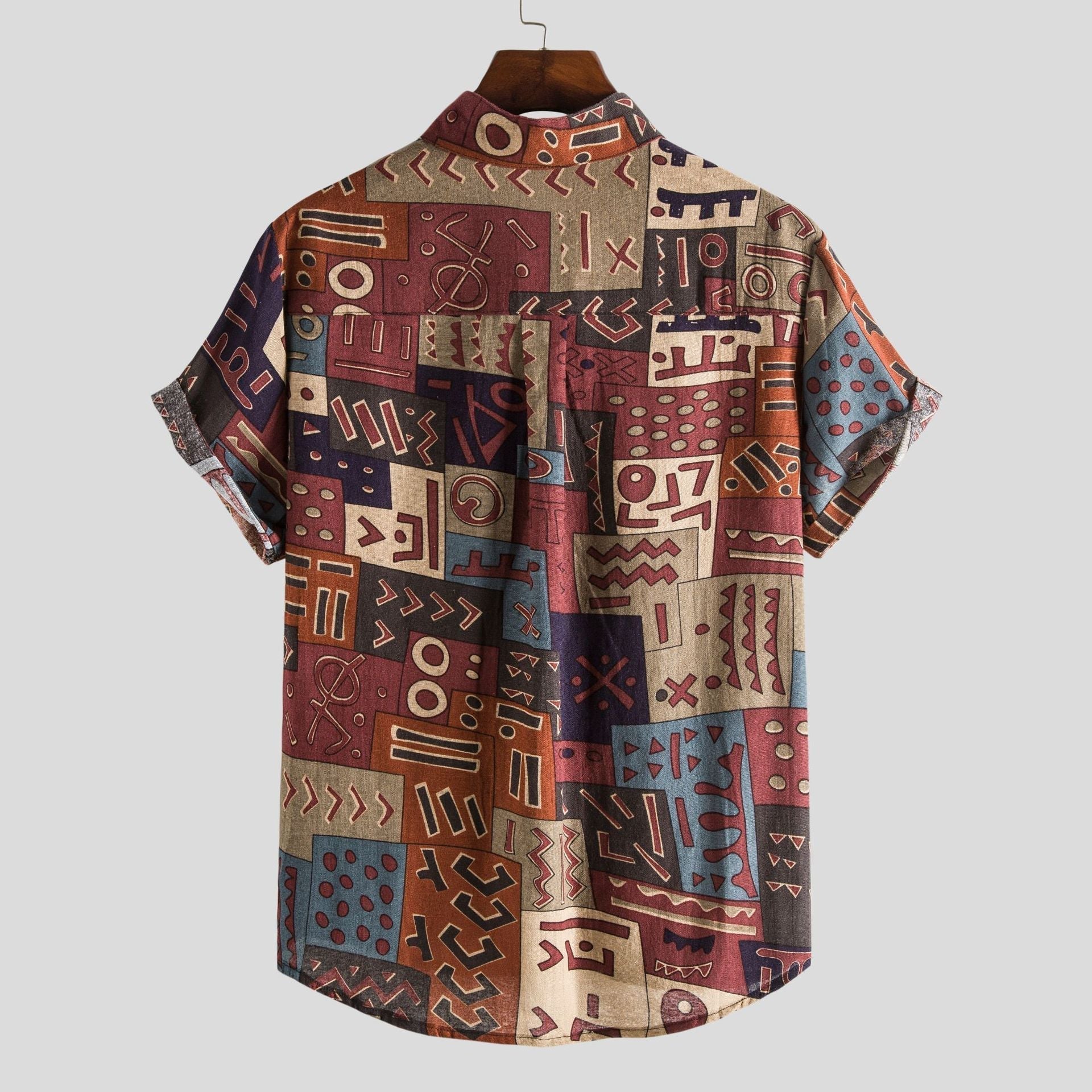 Heren Polo met Levendig Print Casual Katoen 1