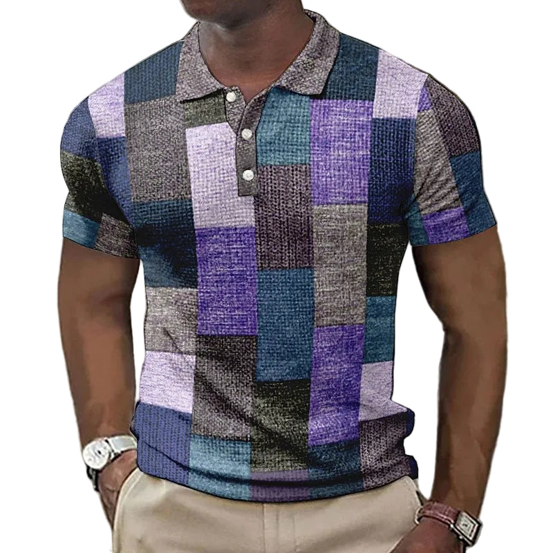 Heren Poloshirt Bedrukt Stijlvol 0