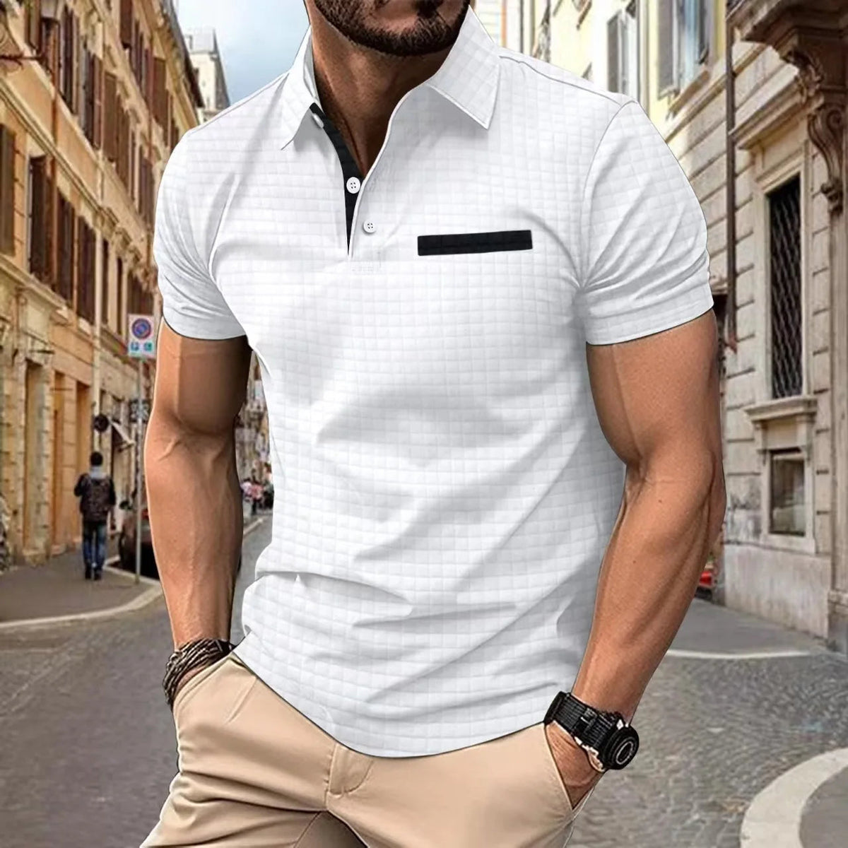Heren Poloshirt Casual Stijl 1