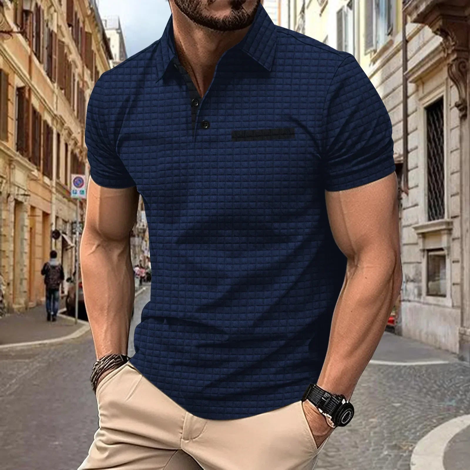 Heren Poloshirt Casual Stijl 2