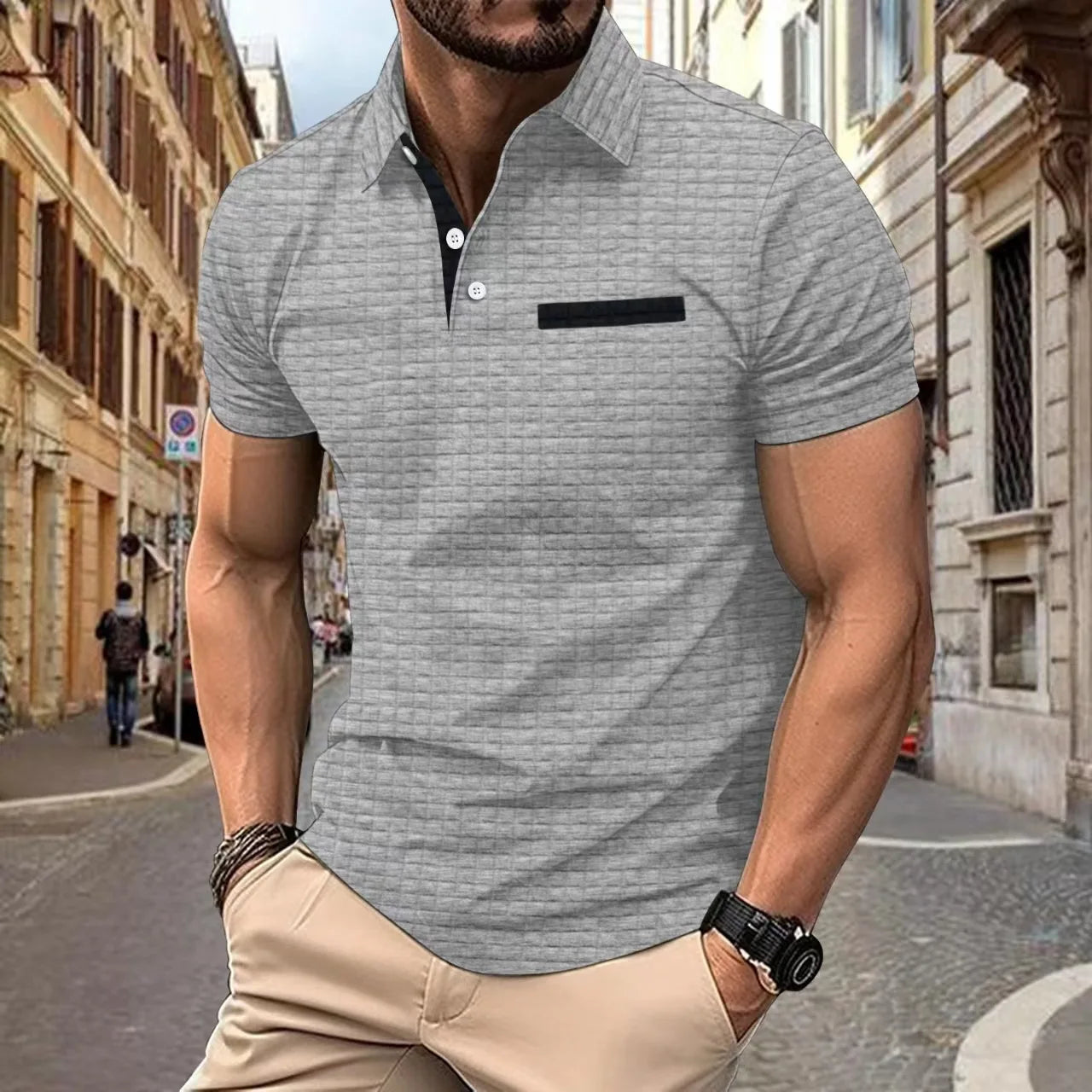 Heren Poloshirt Casual Stijl 4