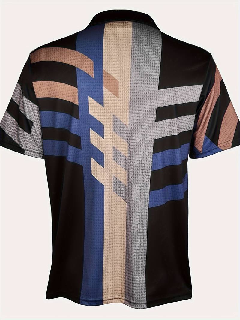 Heren Poloshirt Casual Vintage Stijl 2
