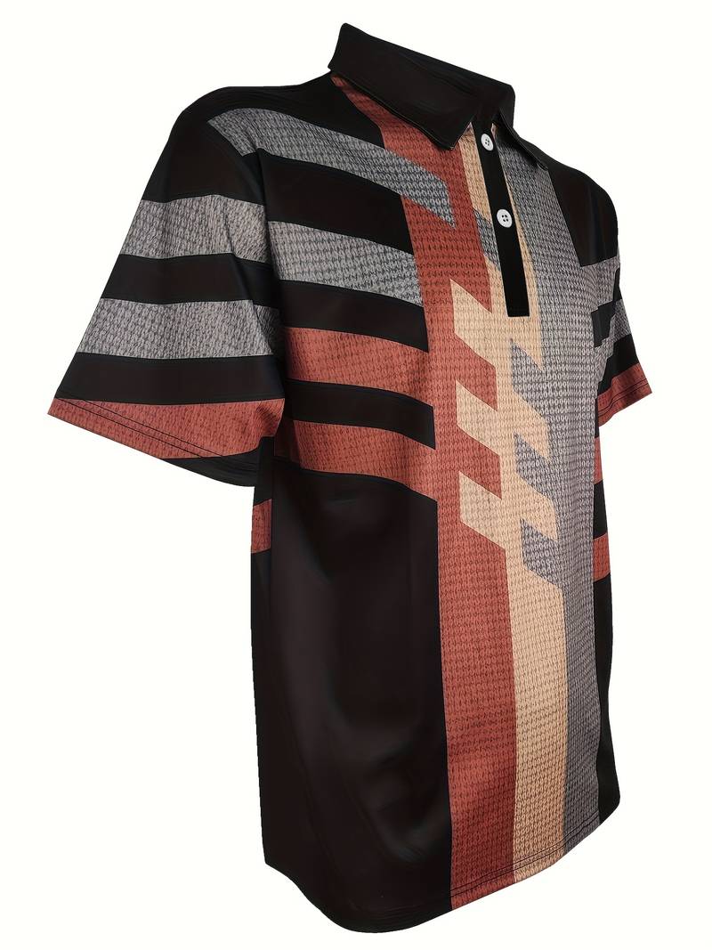 Heren Poloshirt Casual Vintage Stijl 7