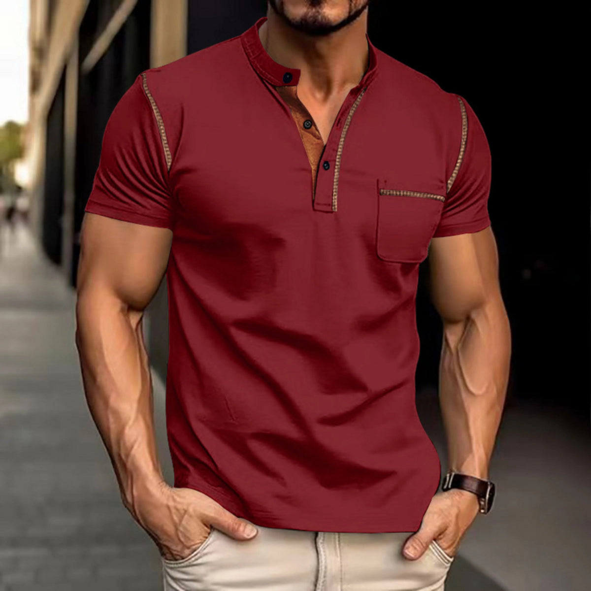Heren Poloshirt Klassiek Casual voor Activiteiten en Vrijetijd 2