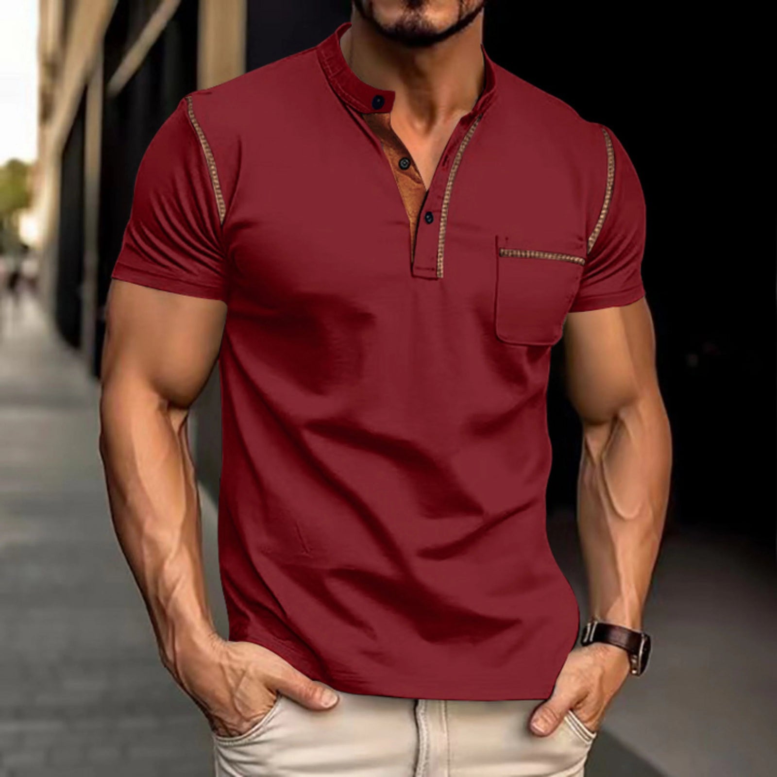 Heren Poloshirt Klassiek Casual voor Activiteiten en Vrijetijd 2
