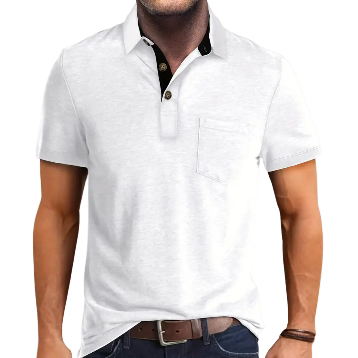 Heren Poloshirt Klassiek Stijl 0