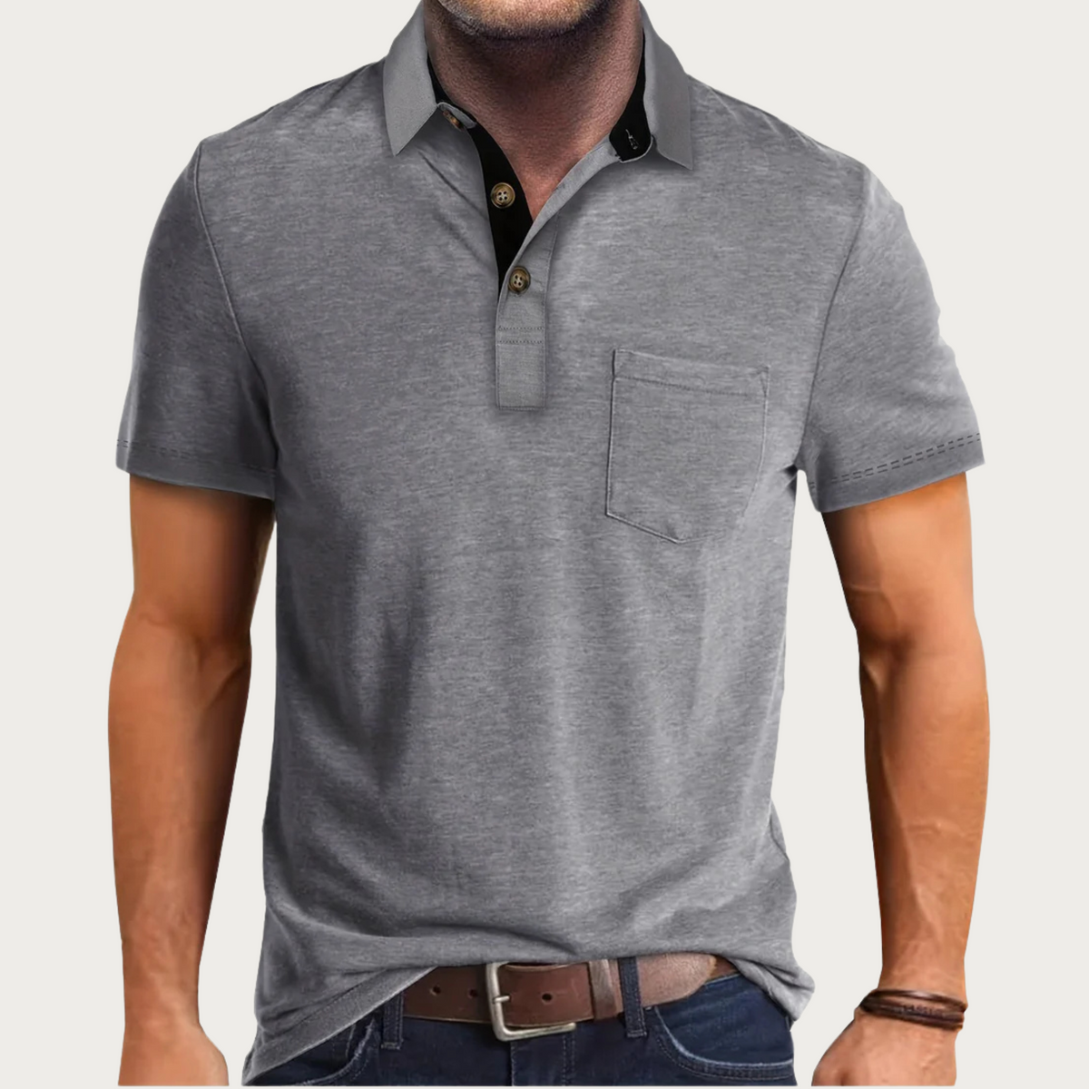 Heren Poloshirt Klassiek Stijl 1