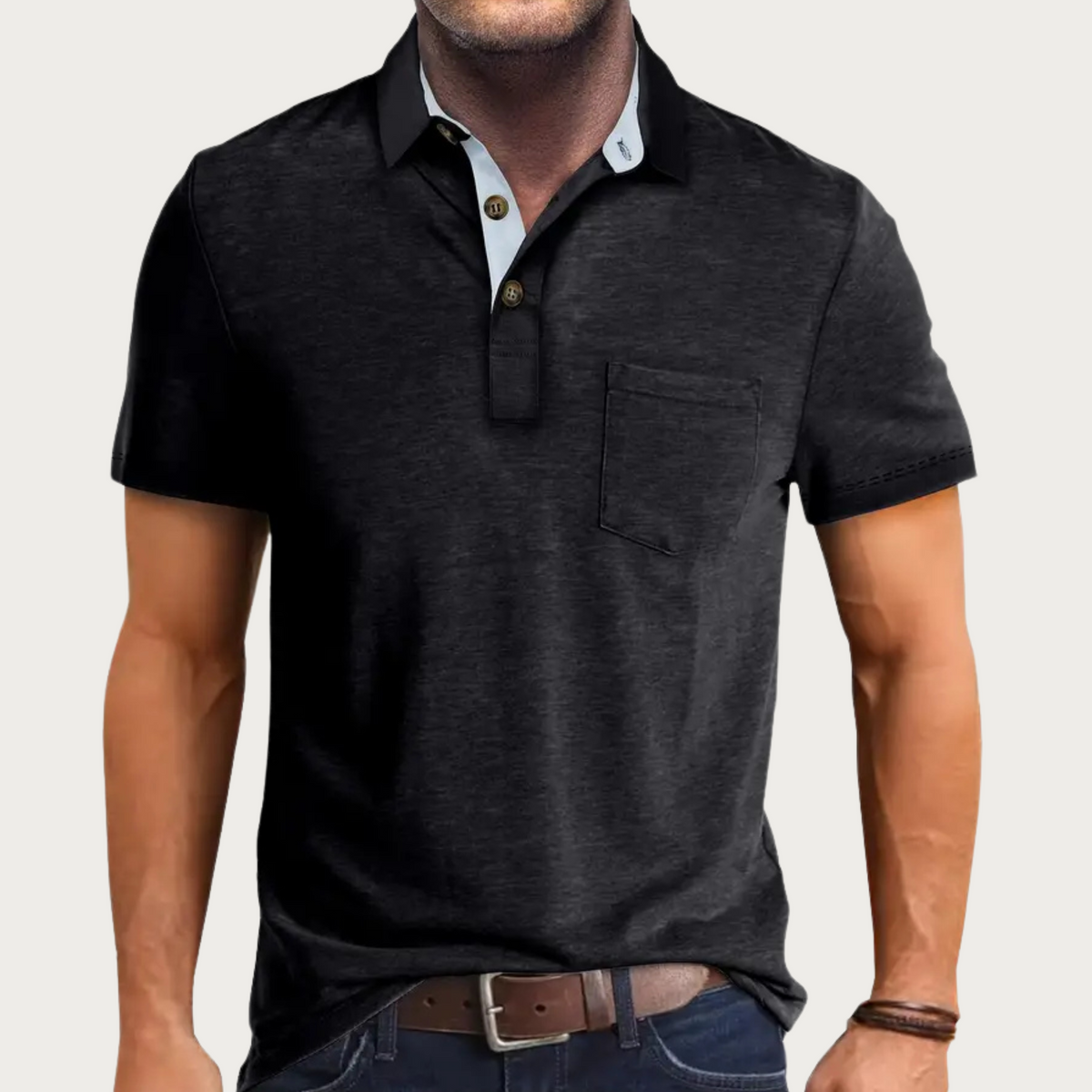 Heren Poloshirt Klassiek Stijl 2